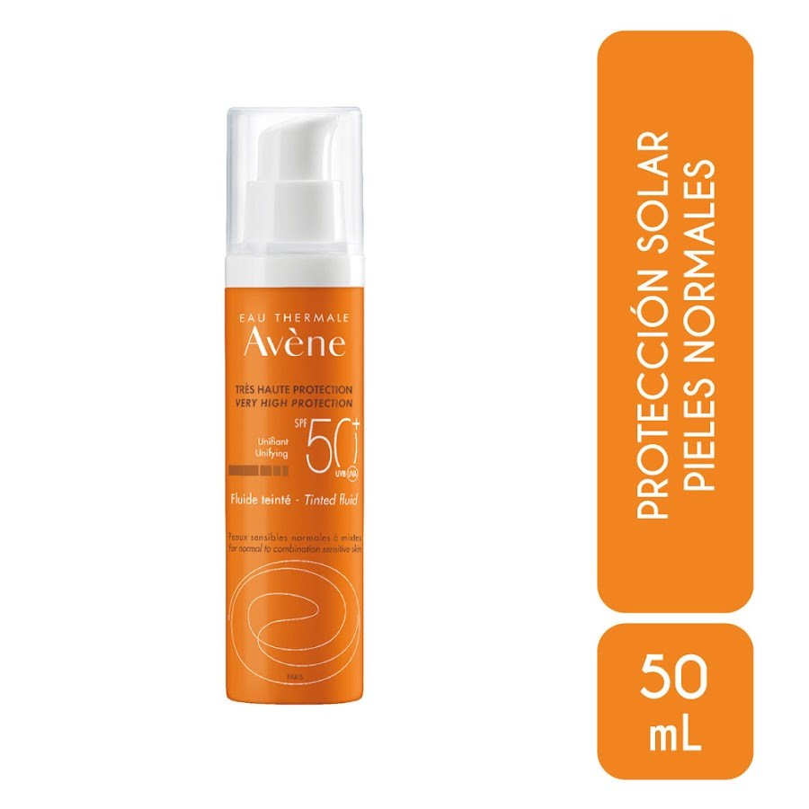 Protector Solar Avene Fluido SPF 50+ X 50Ml