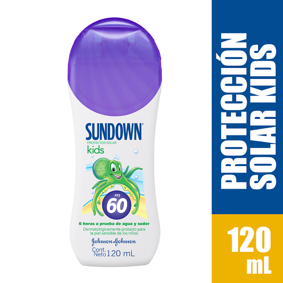 Protector Solar Sundown Kids FPS 60 120 ml