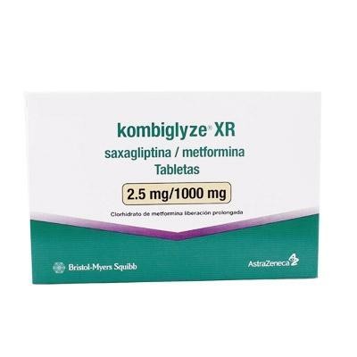 Kombiglyze 2.5/1000Mg Caja X56Com. Bristol Saxagliptina Metformina