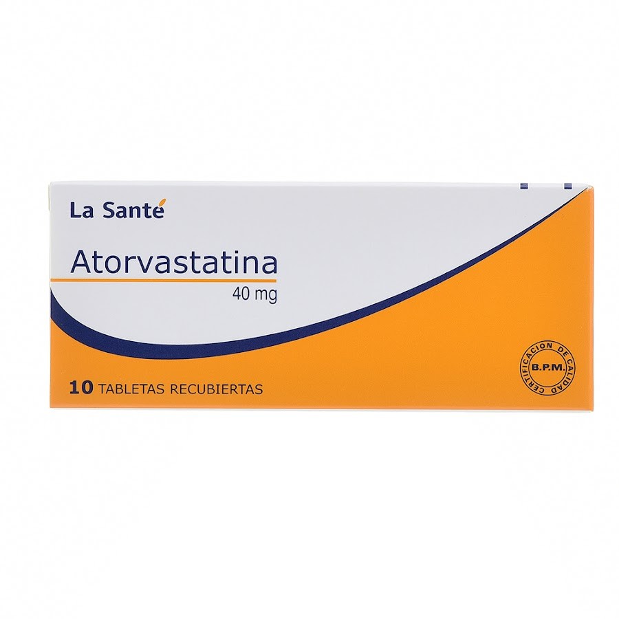 Atorvastatina la Santé 40Mg Caja x10 Tabletas