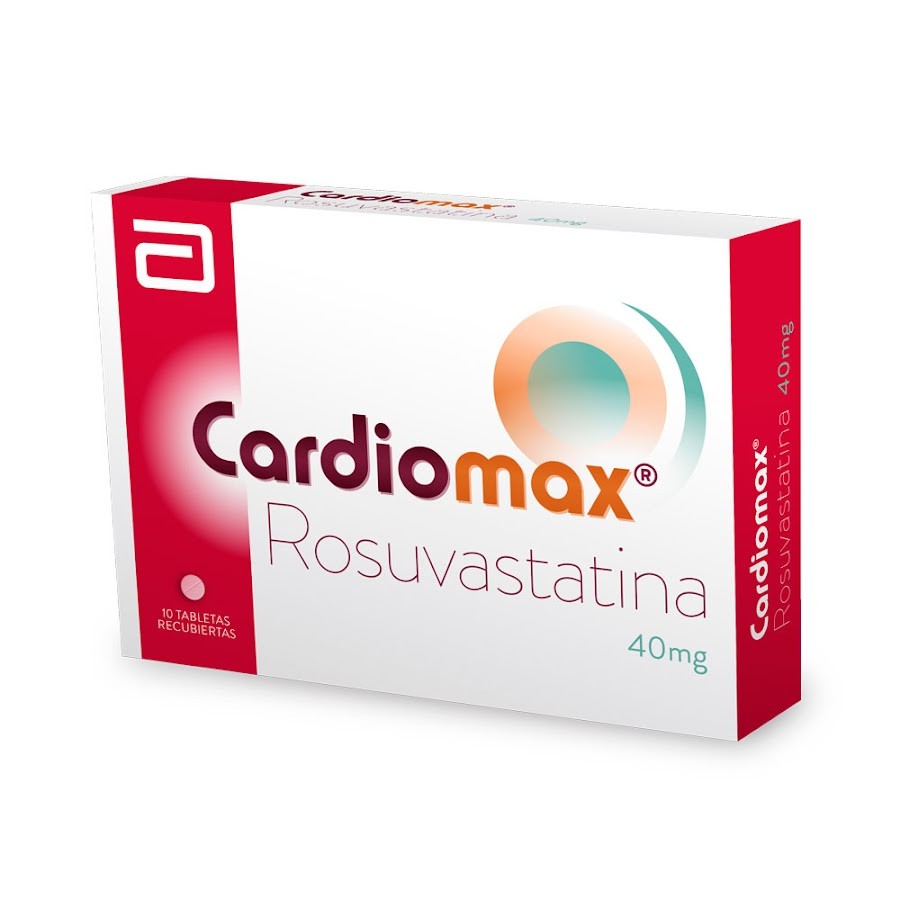 CARDIOMAX 40MG TABLETAS CAJA X10TAB. LA FRANCOL ROSUVASTATINA