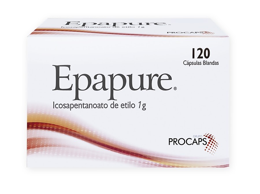 Epapure Capsulas Blandas Caja x120 Caps Icosapentanoato 1g Procaps