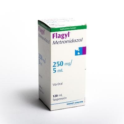 Flagyl 250Mg Suspensión Frasco x120Ml. Sanofi Metronidazol