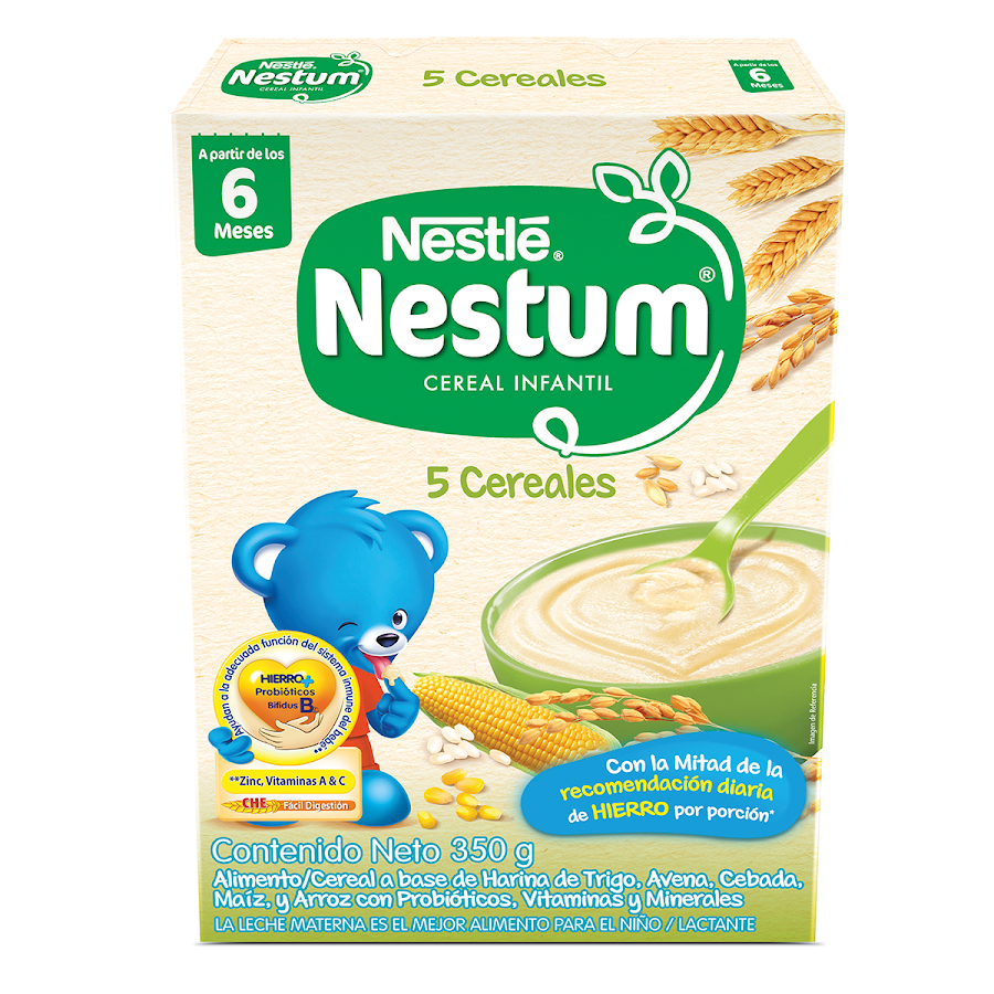Cereal Infantil NESTUM 5 Cereal es x350g