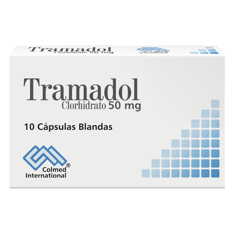 Tramadol Clorhidrato 50 mg Colmed Caja x 10 Capsulas Blandas