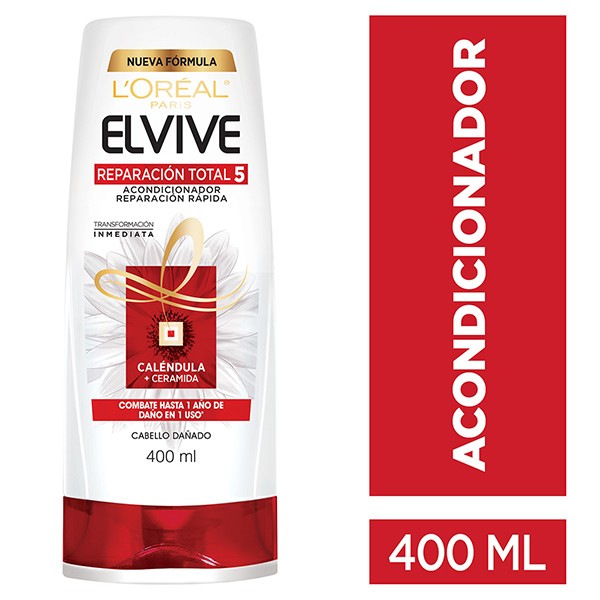 Acondicionador L´OREAL ELVIVE reparación total 5+ reparador x400ml