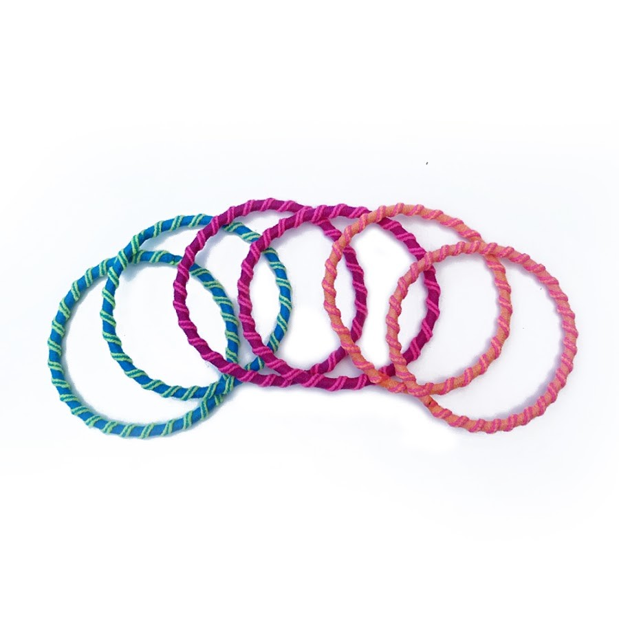 Bandas Elasticas Para el Cabello Braid Salon Expert x 6Und