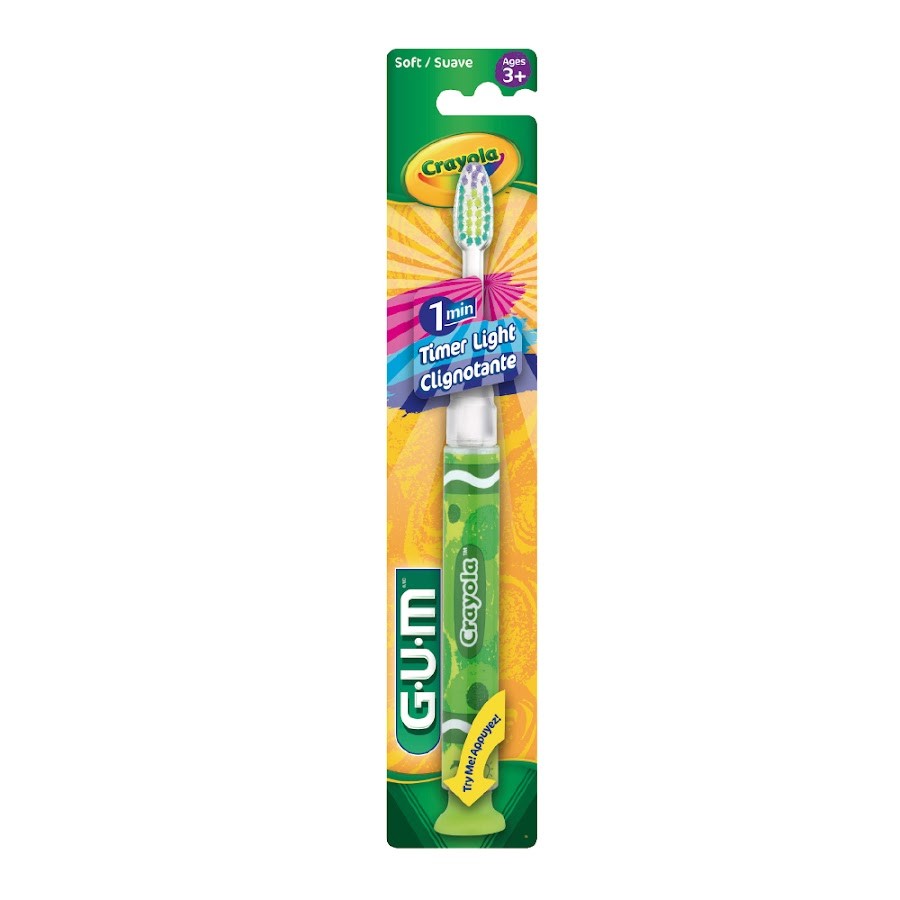 Cepillo Dental Crayola GUM Timer Light x 1Und