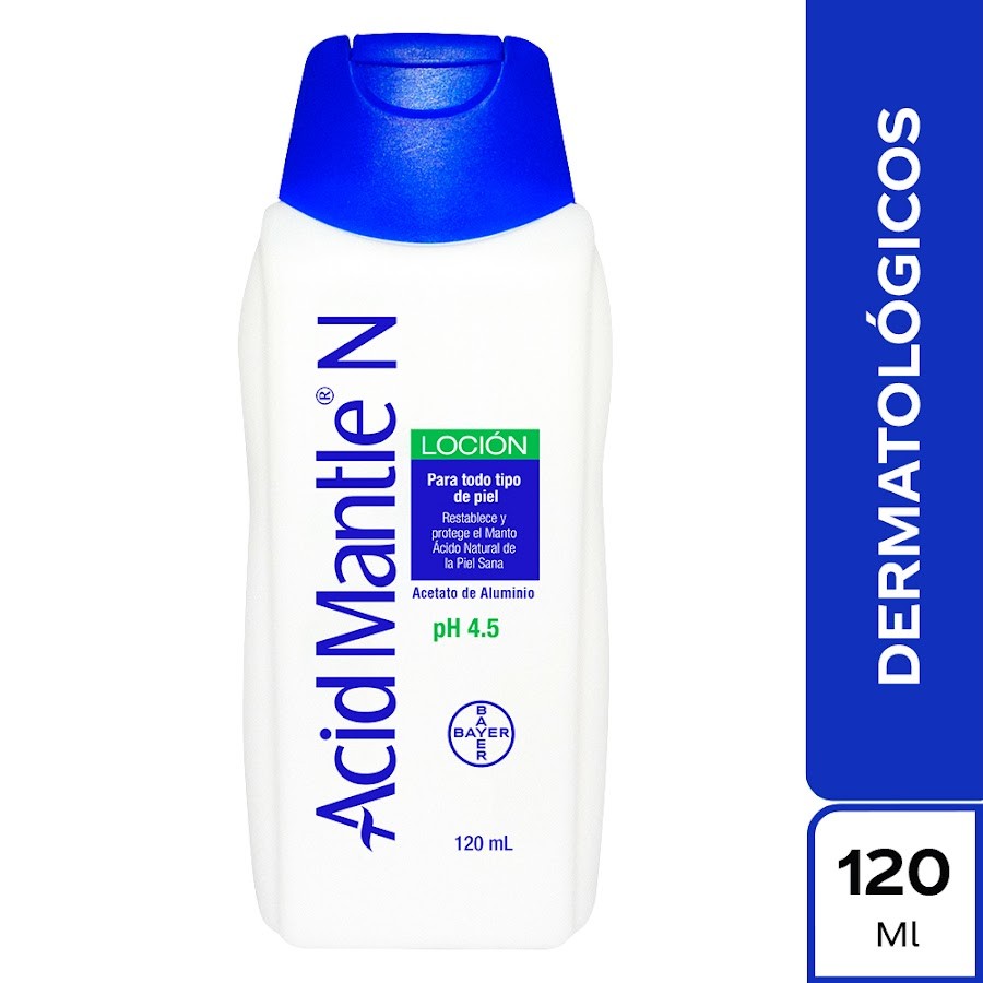 ACID-MANTLE N pH 4.5 Loción Frasco x120ml. BAY Acetato de Aluminio