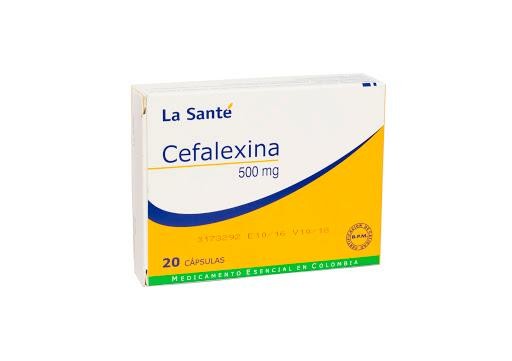 Cefalexina La Santé 500Mg Cápsulas Caja X20Cap.