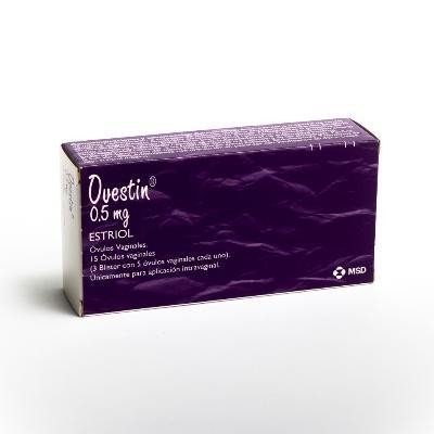 OVESTIN 0.5MG ÓVULO VAGINAL CAJA X15 OVU. MSD ESTRIOL