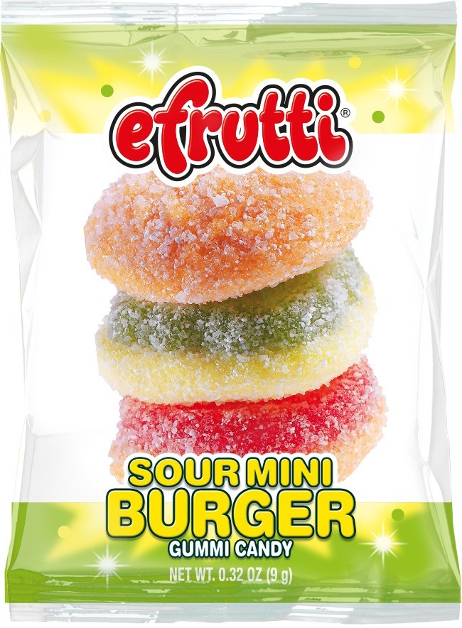 Gomitas Mini Hamburguesa Acida x9gr