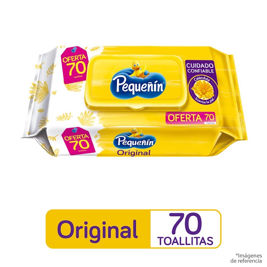 TOALLAS HÚMEDAS PEQUEÑIN KARITÉ X70UND