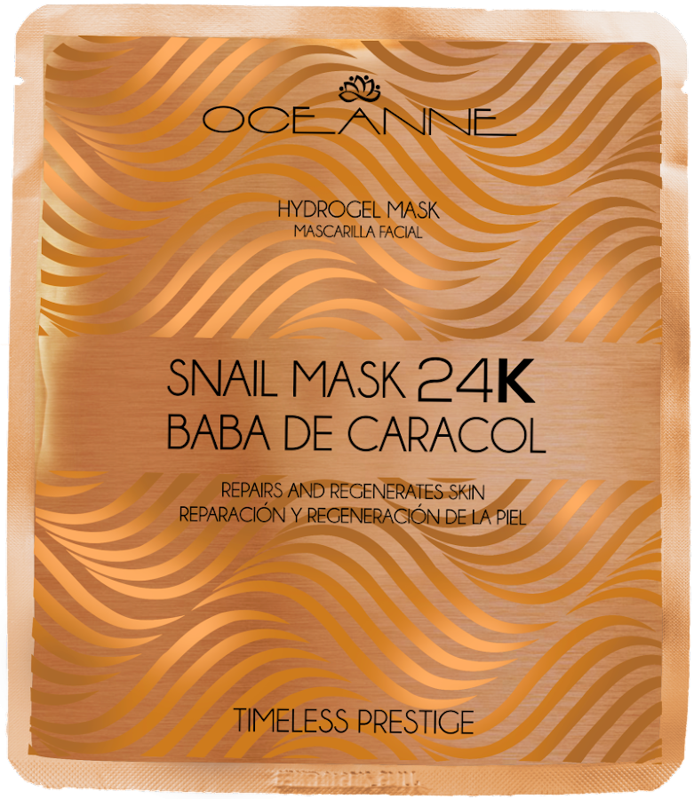 Mascarilla Oceanne Beauty Velo Hidrogel Baba Caracol 24k x1und