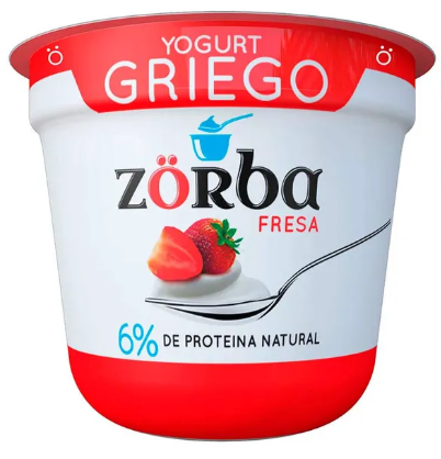 Yogurt Griego Zorba Con Fresa x 135Gr
