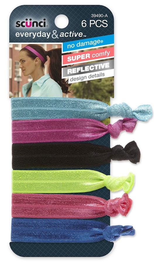 BANDAS LAZO SCUNCI X 6 COLORES SURTIDOS