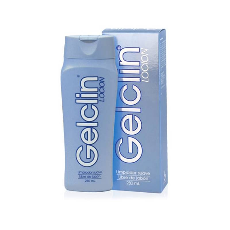Loción GELCLIN Limpiador Suave Libre de Jabón x280Ml.