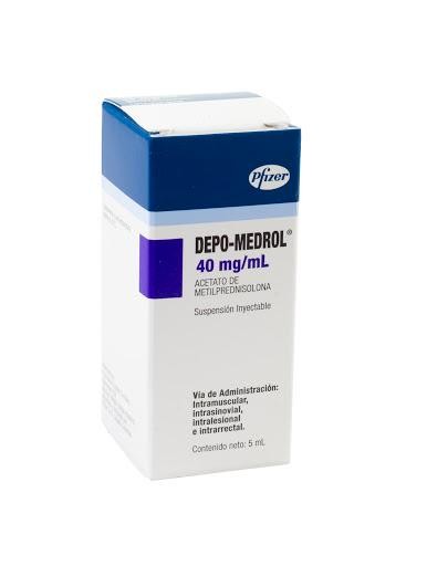 DEPO-MEDROL 40mg/ml. Sus. Iny. Caja x5Ml PFIZER metilprednisolona