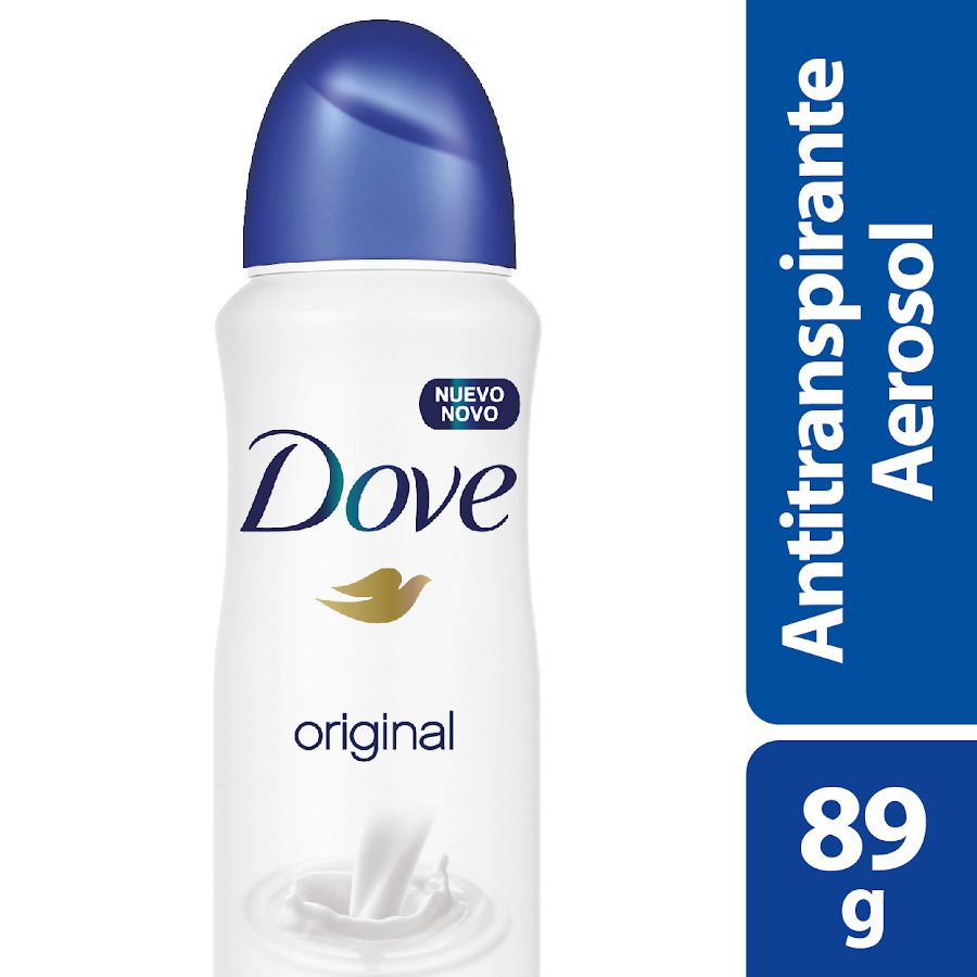 ANTITRANSPIRANTE DOVE AEROSOL ORIGINAL 48H VITAMINAS E Y F X89GR