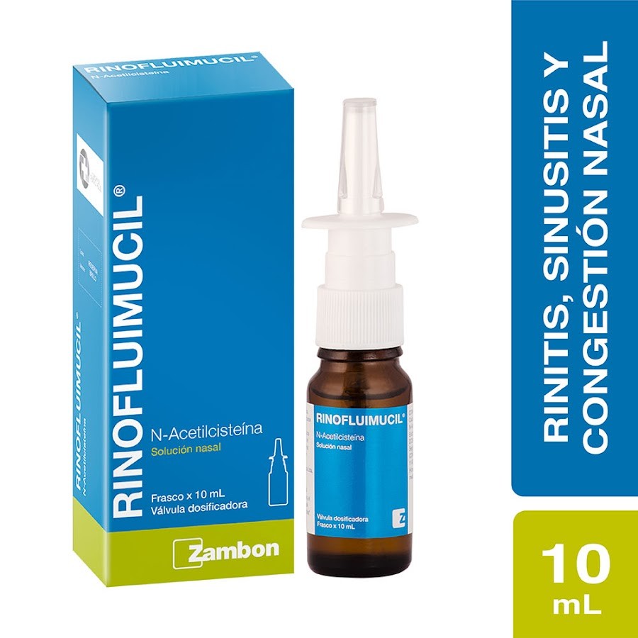 Rinofluimucil Spray Nasal Frasco x10Ml. Zambon Acetilcisteína