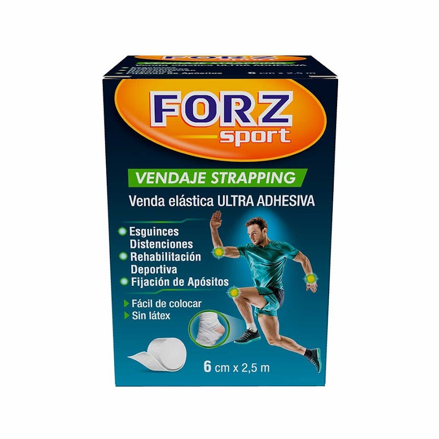 Vendaje Strapping Forz  Sport Venda Elastica 6cm x 2,5M