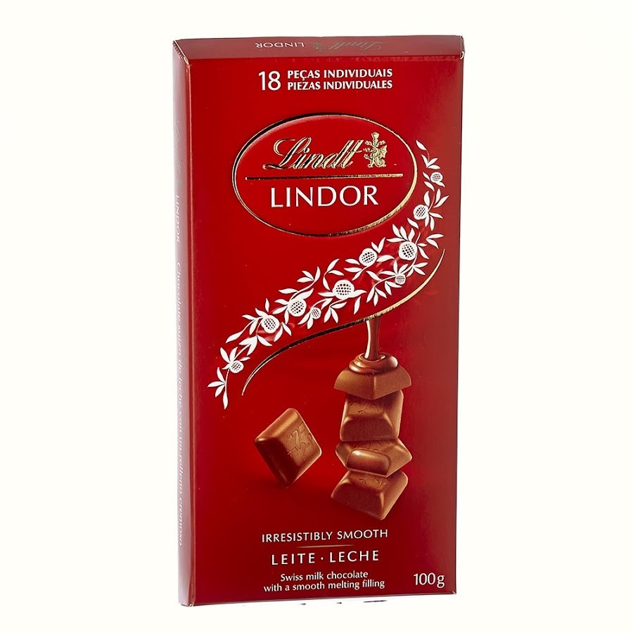 $ Chocolate Lindt Lindor Milk X100Gr Madres 2019