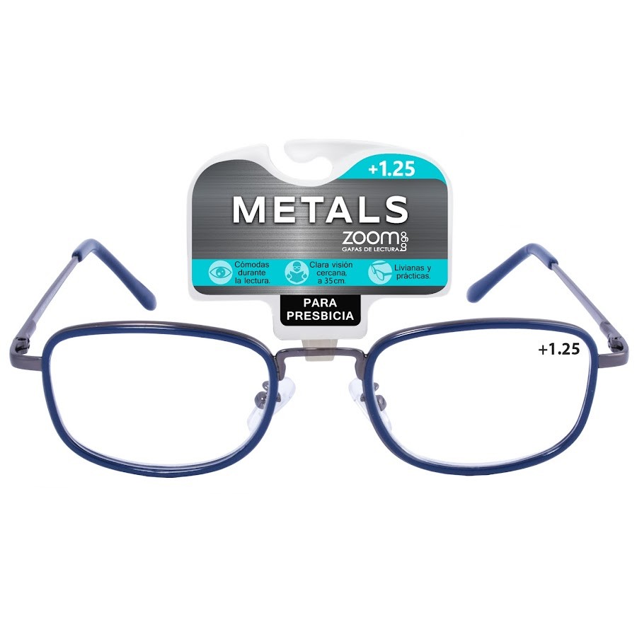 Gafas Zoom Togo Lectura Metals 1 Aumento 1.25 X1Und