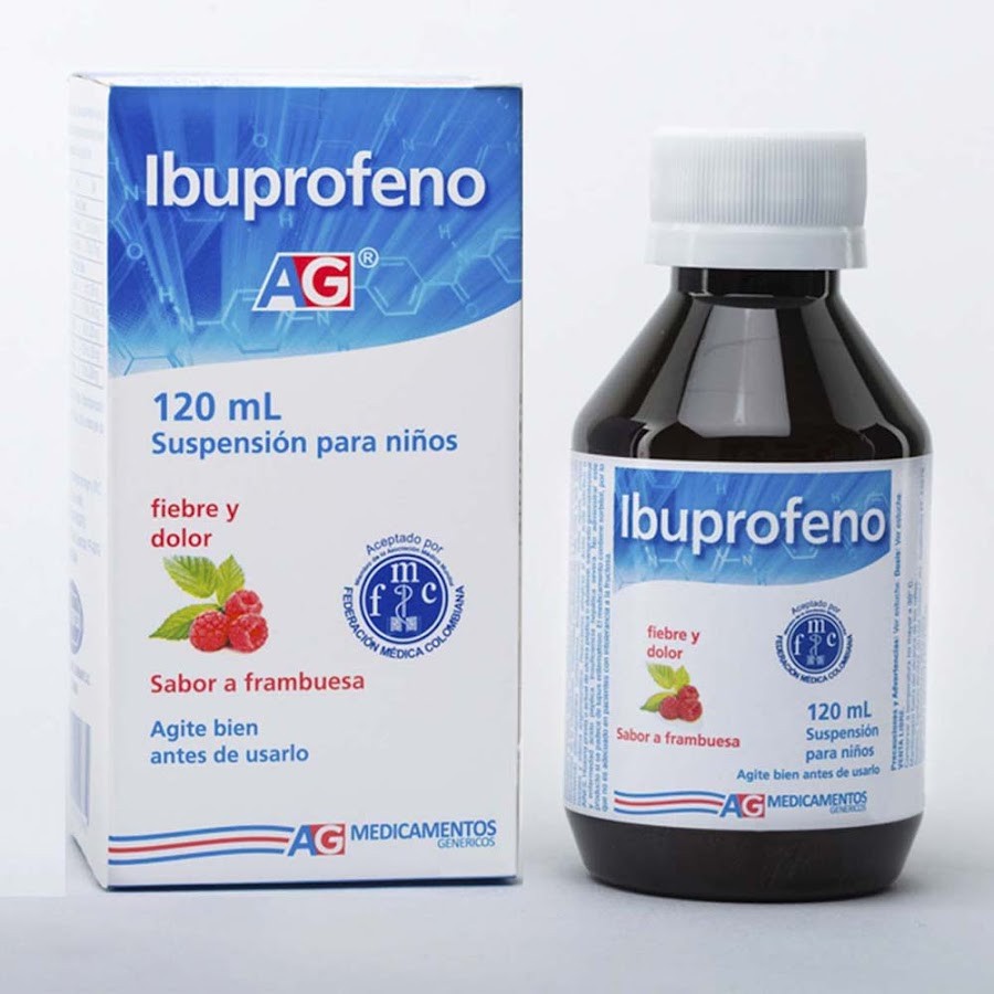 Ibuprofeno suspension AG Sabor a Frambuesa x 120Ml