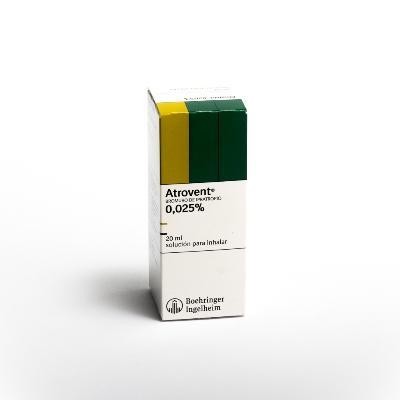 ATROVENT 0.025% SOLUCIÓN PARA NEBULIZAR  FCO. X20ML BOEHRINGER BROMURO