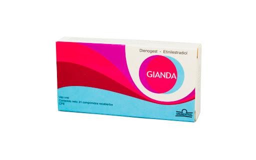 Gianda Compuestos Caja X21Com. Grunenthal Dienogest Etinilestradiol