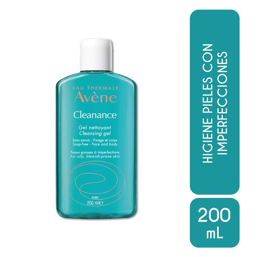 Gel AVÈNE Cleanance Limpiador sin Jabón x200Ml