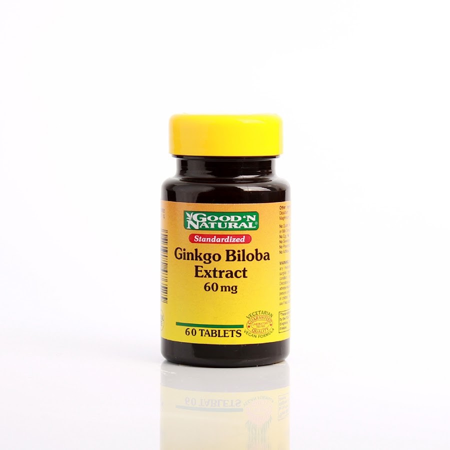 Ginkgo Biloba Good´N Natural 60Mgr Tabletas Frasco X60Tab.