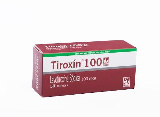 Tiroxín 100Mcg Tabletas Caja x50Tab. Siegfried Levotiroxina Sódica