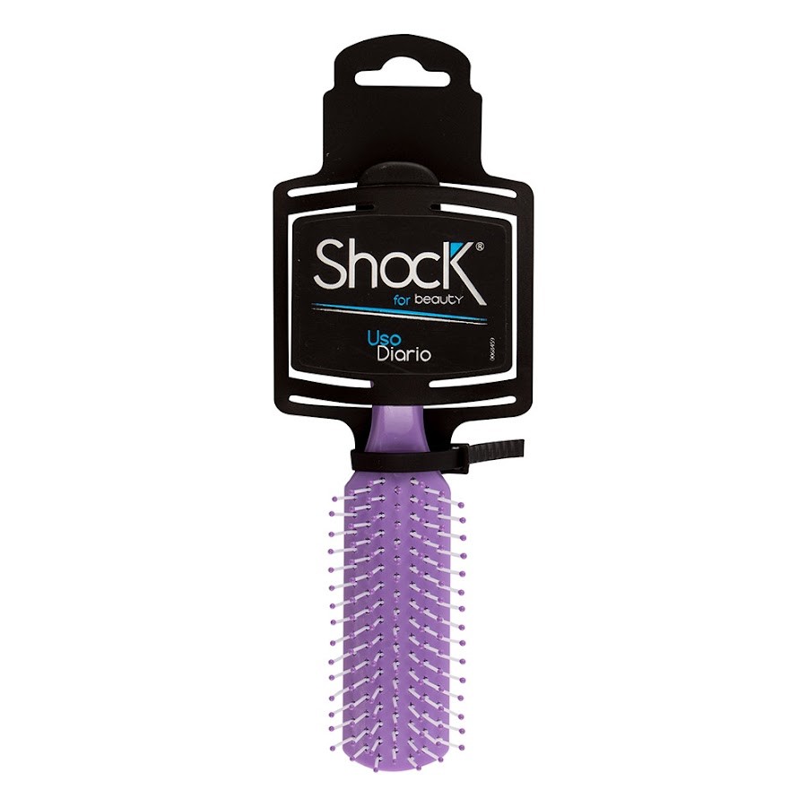 Cepillo SHOCK Esqueleto Plastico mango x1Und