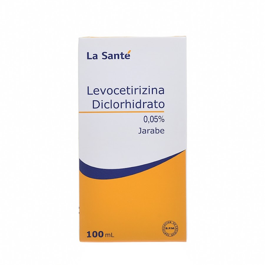 Levocetirizina  Diclorhidrato La santé 0,05% Jarabe Frasco x100Ml