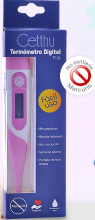 Termometro Digital Cetthu T15 Punta Flexible x 1Und