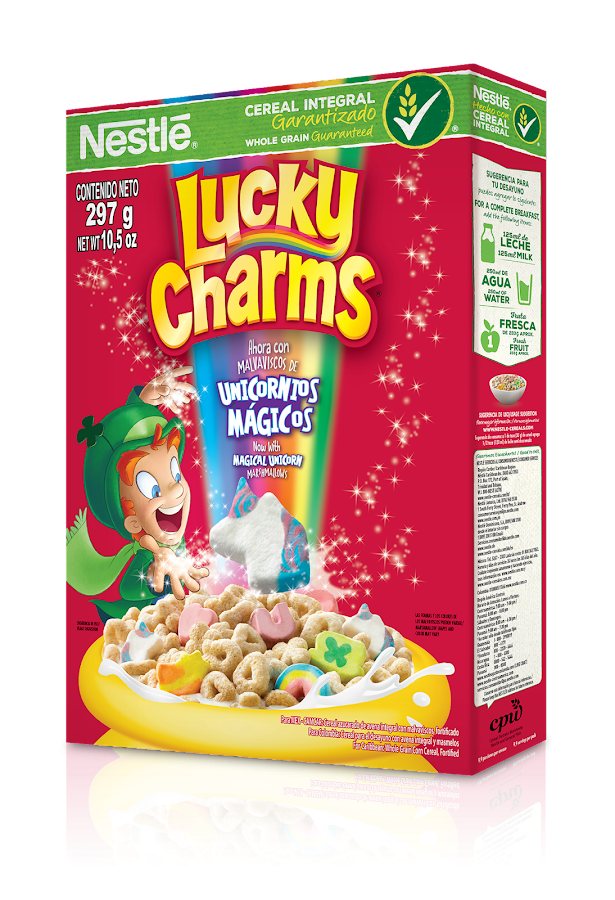 Cereal Nestle Lucky Charms Unicornios Magicos X297g