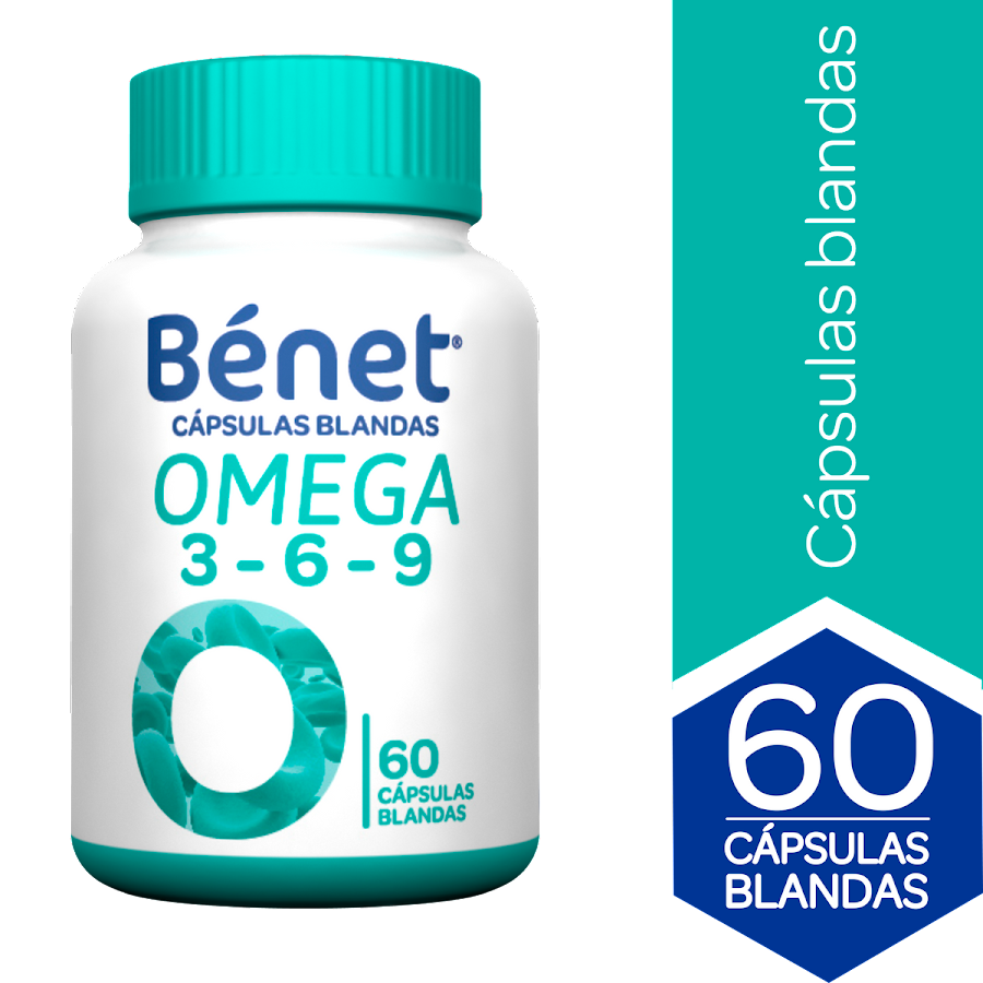 Capsulas Benet de Omega 3-6-9 x 60Und