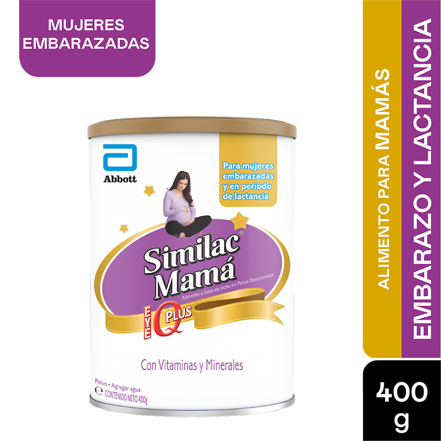 Leche en Polvo SIMILAC MAMÁ Eye Q Plus x400g