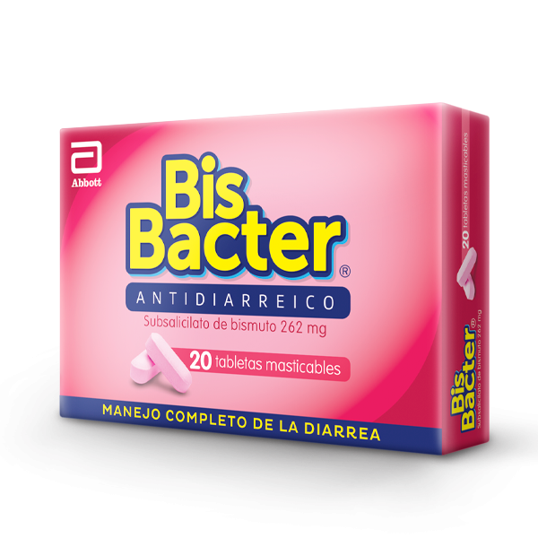 BisBacter 262mg Tabletas Caja x20Tab. LAFRANCOL Subsalicilato Bismuto