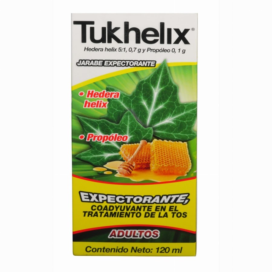 **Tukhelix Jarabe Frasco x 120ml  Hedera Helix Propóleo
