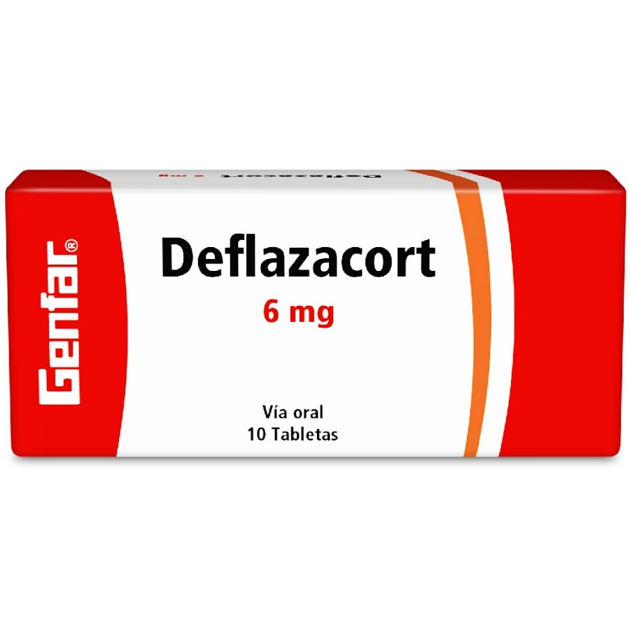 Deflazacort Genfar 6Mg Tabletas Caja X10Tab.