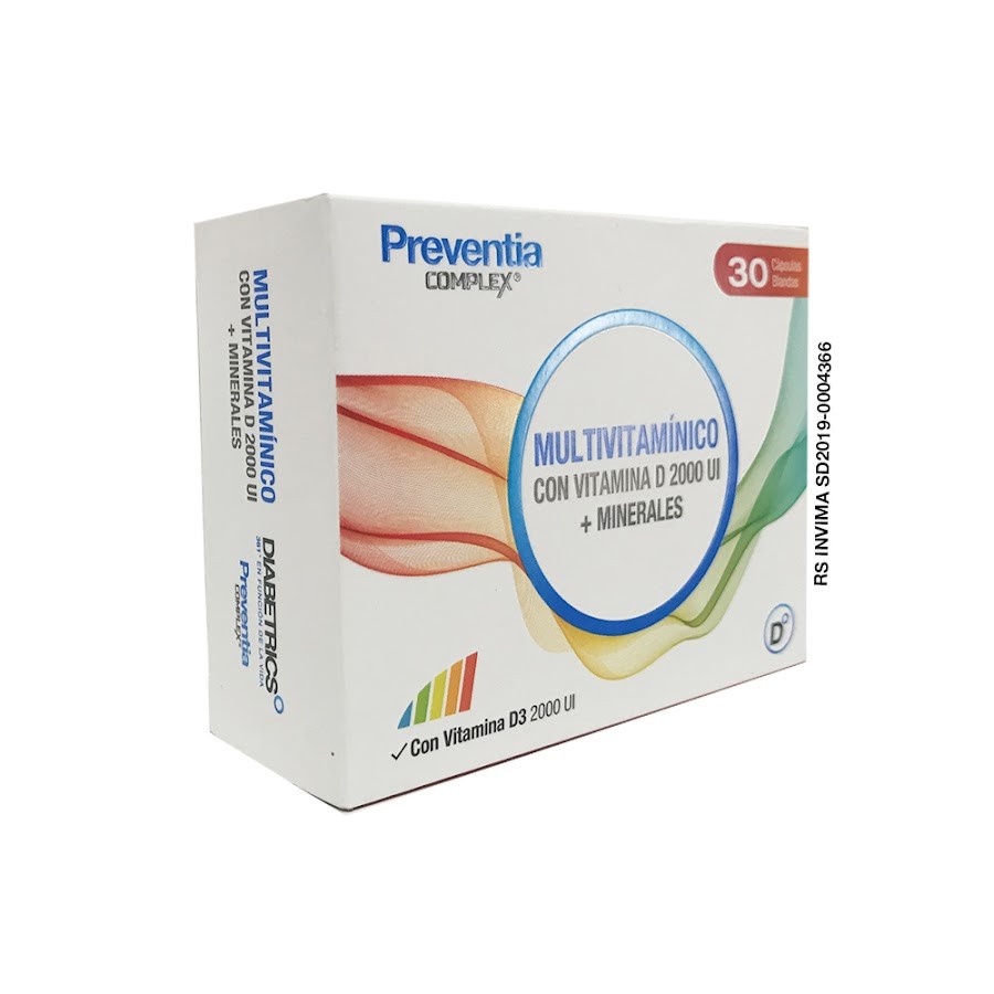 Preventia Complex Diabetrics Multivitaminico Caja x 30Cap
