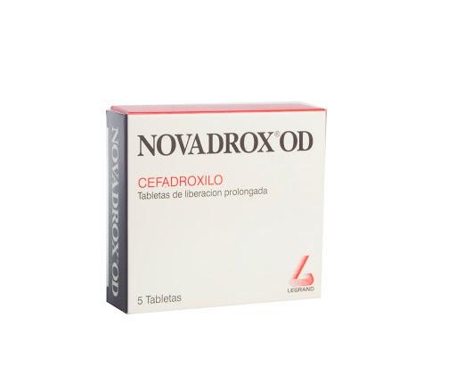 Novadrox OD 1G. Tabletas Caja x5Tab. Legrand Cefadroxilo