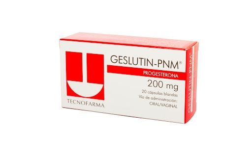 Geslutin-PNM 200Mg Cápsulas Caja x20Cap. Tecnofarma Progesterona