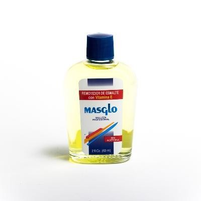 Removedor MASGLO Belleza Profesional Esmalte Vitamina E x60ml.