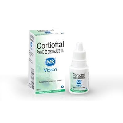 Cortioftal 1% Suspensión Oftálmica Fco. x5ml. MK Acetato Prednisolona