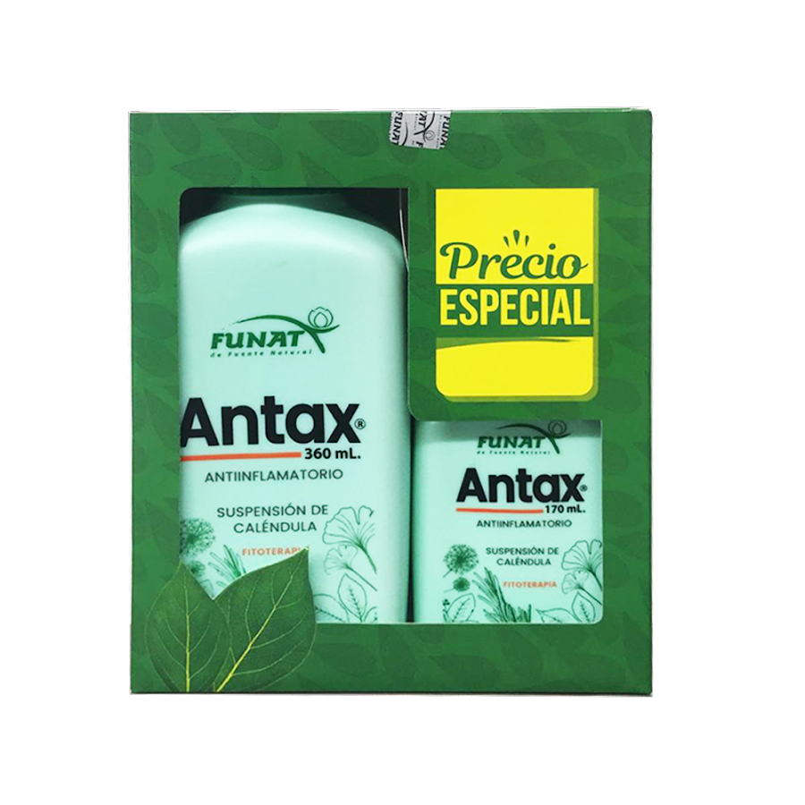 Oferta Antax Suspensión de Caléndula Fco x360ml Funat + Antax Fco x170 ml