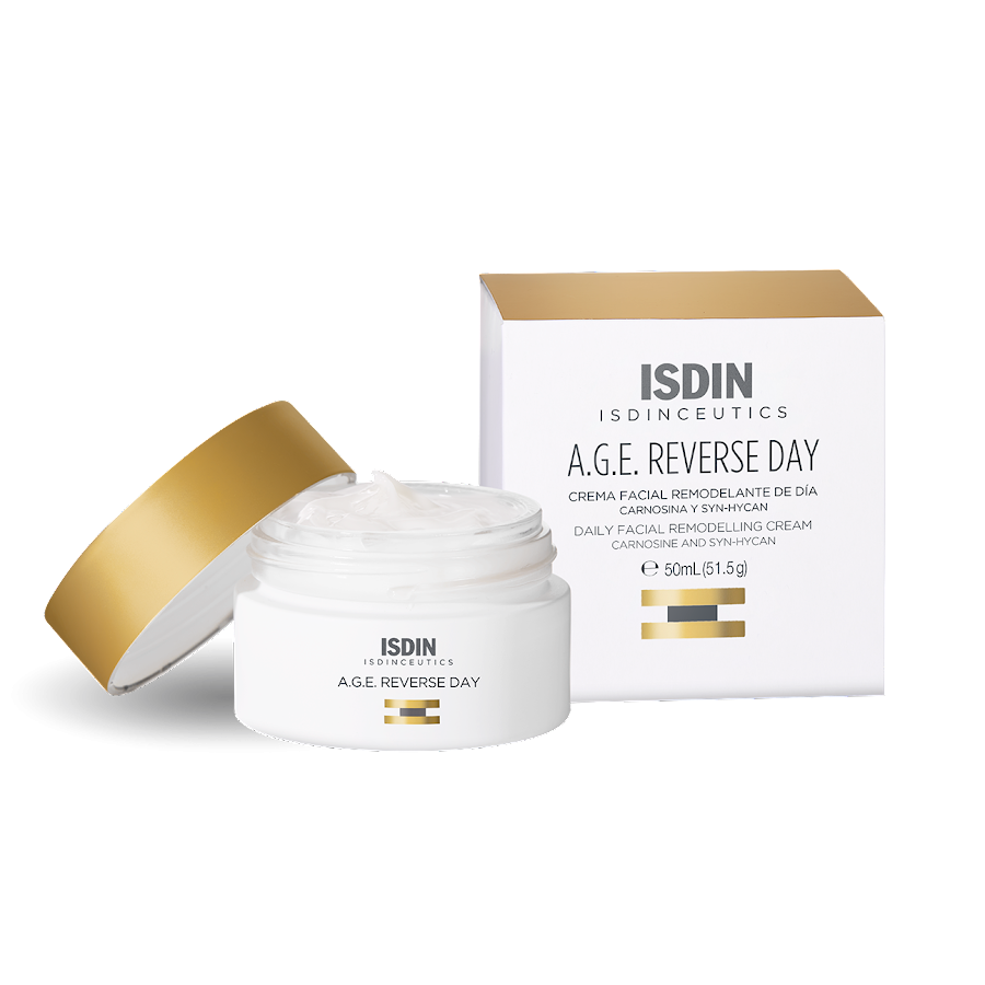 Tratamiento Isdin A.G.E. Reverse Remodelante Facial Con Triple Acción x 50Ml