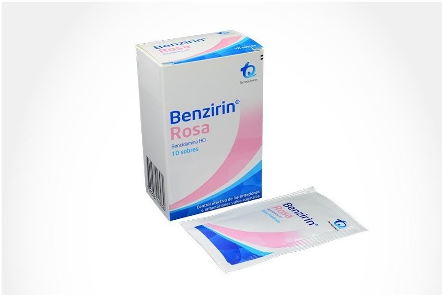 Fracción Benzirin Rosa Sachet X1Sob Tq Bencidamina Hci